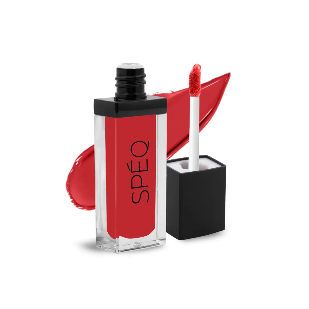 SPEQ, Pout With Power, Matte Liquid Lipstick (Red Rizz) 5ml