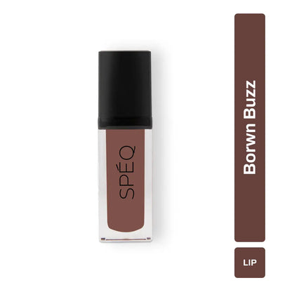 SPEQ, Pout With Power, Matte Liquid Lipstick (Brown Buzz) 5ml