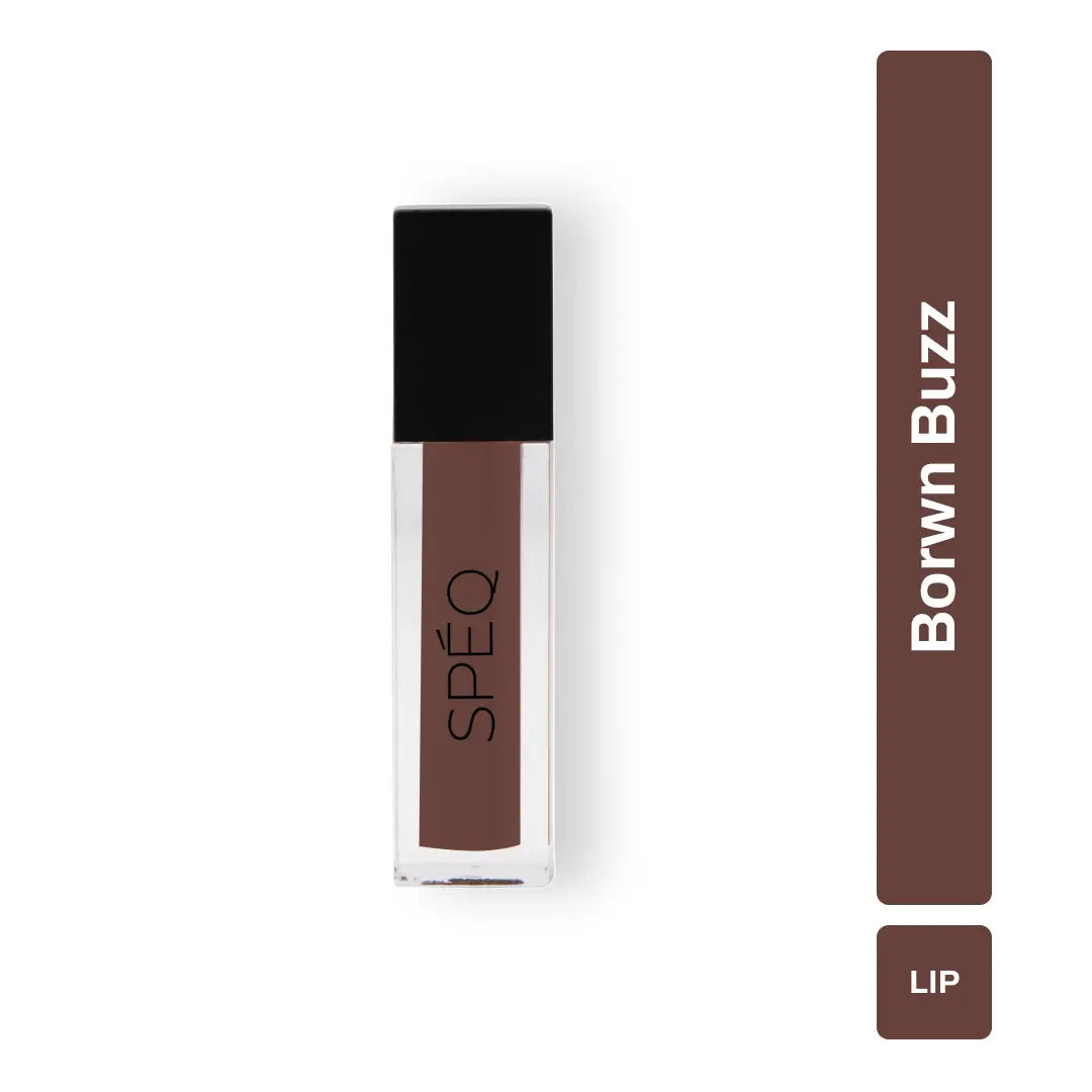 SPEQ, Pout With Power, Mini Matte Liquid Lipstick (Brown Buzz) 1.5ml