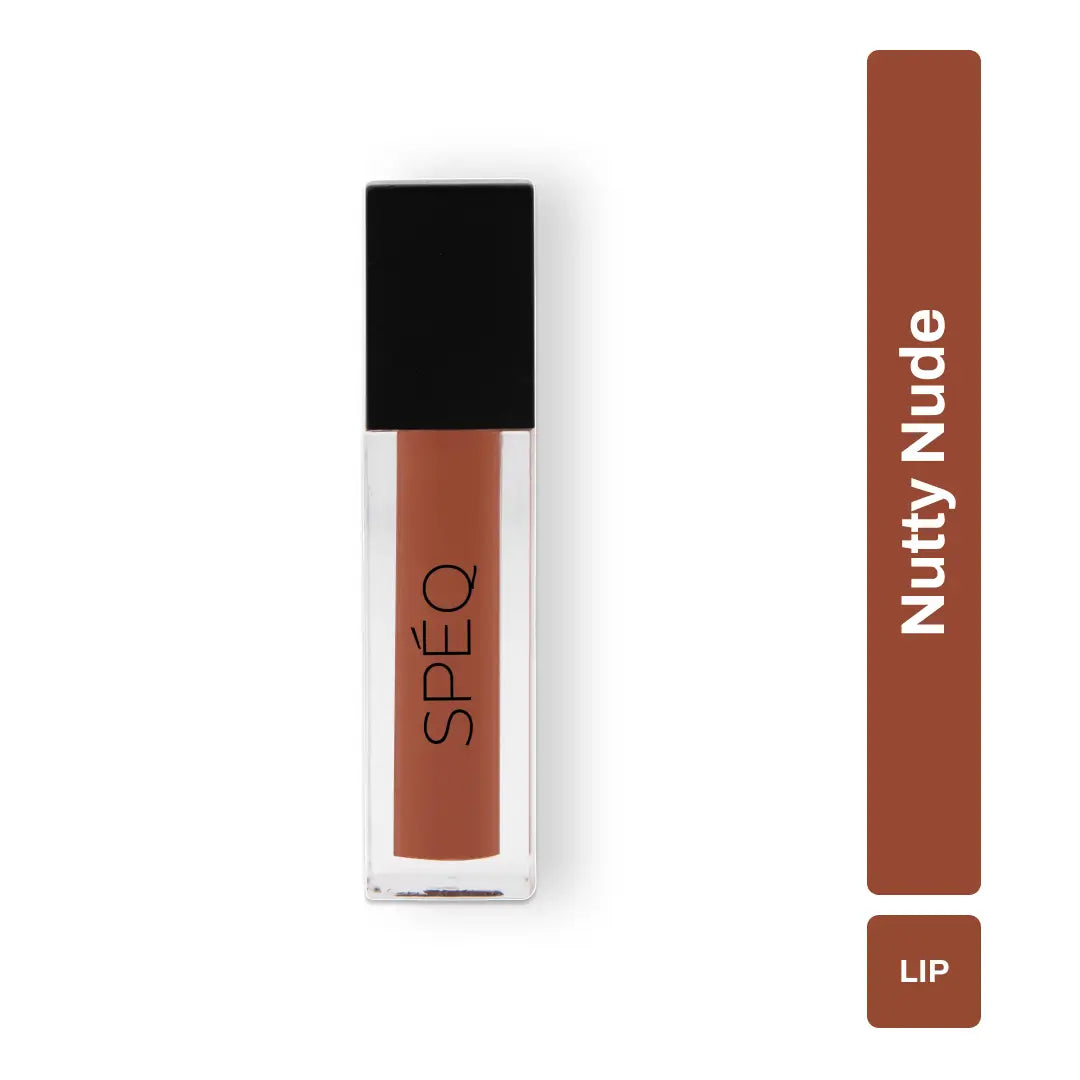 SPEQ, Pout With Power, Mini Matte Liquid Lipstick (Nutty Nude) 1.5ml