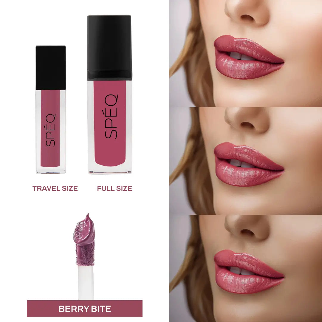 SPEQ, Pout With Power, Mini Matte Liquid Lipstick (Berry Bite) 1.5ml